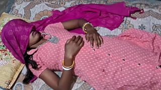 Hot Village Bhabhi In Tight Pink Dress Gets Her Tight Asshole Pounded Hard