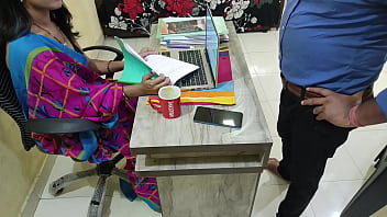Sizzling Indian Boss Lady Gets Pounded Hard By Her Young Office Stud With Moans In Hindi