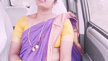 Sultry Indian Bhabhi Gets Pounded Hard In The Backseat With Filthy Telugu Moans