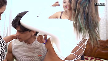 Desi Yoga Instructor Ravaged By Wild Women In Outdoor Orgy (hindi Moans)