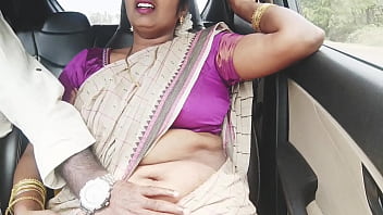 Aunty’s Steamy Car Ride With Son-in-law: Moans And Dirty Talk In Telugu.