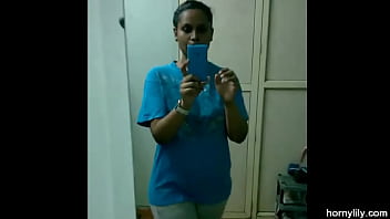 Tamil Indian Maid With Huge Tits Gets Wild In The Bathroom—changing Lingerie And Fingering Her Wet Pussy