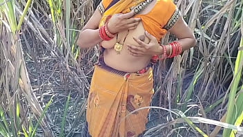 Naked Indian Village Girl Getting Wild In The Open Fields