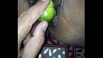 Desi Wife Hungrily Devouring A Thick, Juicy Cucumber