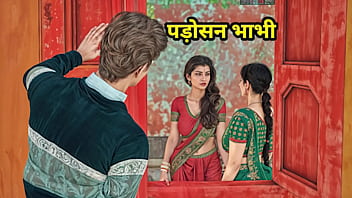 Neighbor’s Thick Cock Fills Desi Bhabhi’s Ravenous Cunt In Hindi Moans