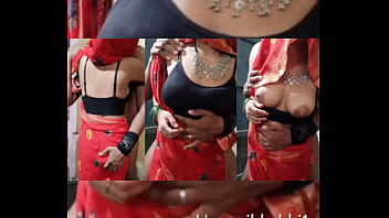 Sizzling Indian Beauty Reunites With Ex For A Steamy Saree-clad Fling, Devouring Each Other With Fervent Kisses And Intimate Caresses