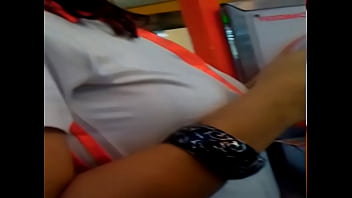 Desi Tits Straining Against A Tight T-shirt