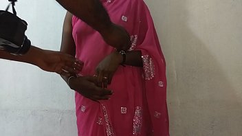 Desi Indian Tamil Telugu Kannada Malayalam Hindi Horny Cheating Wife Vanitha In Blue Saree Flaunting Huge Tits And Shaved Pussy, Squeezing Her Heavy Breasts, Pinching Her Nipples, And Rubbing Her Wet Cunt While Masturbating