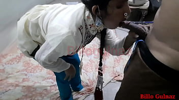 Desi Maid’s Sloppy Blowjob And Throatpie For The Homeowner