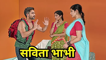 Sultry Desi Indian Savita Bhabhi And Piya Bhabhi Ravished By A Virile Stranger