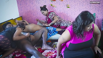Desi Indian Porn Stars’ Raw After-shoot Gangbang Fuck Fest With Multiple Artists And Hindi Moans