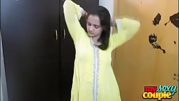 Sonia The Indian Bhabhi Strips Off Her Yellow Shalwar Suit In The Bedroom, Ready For A Raw, Sweaty Fuck